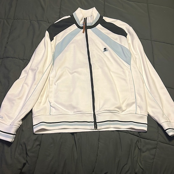 Vintage Archive 2000’s Skull Embroidered Marc Ecko Zip Up Rare 1 of 1 - Picture 3 of 11